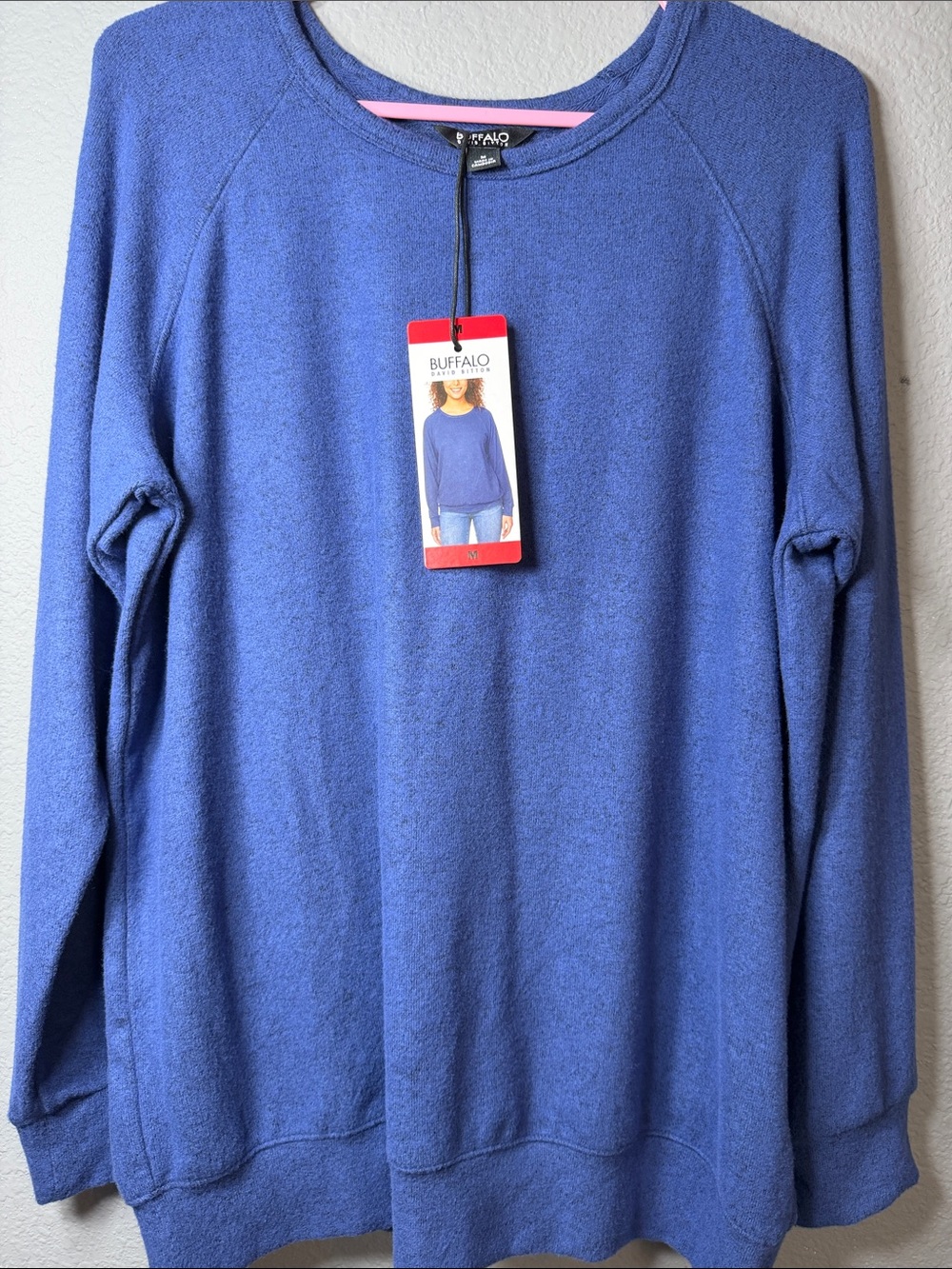 Buffalo David Bitton Periwinkle Crewneck Pullover